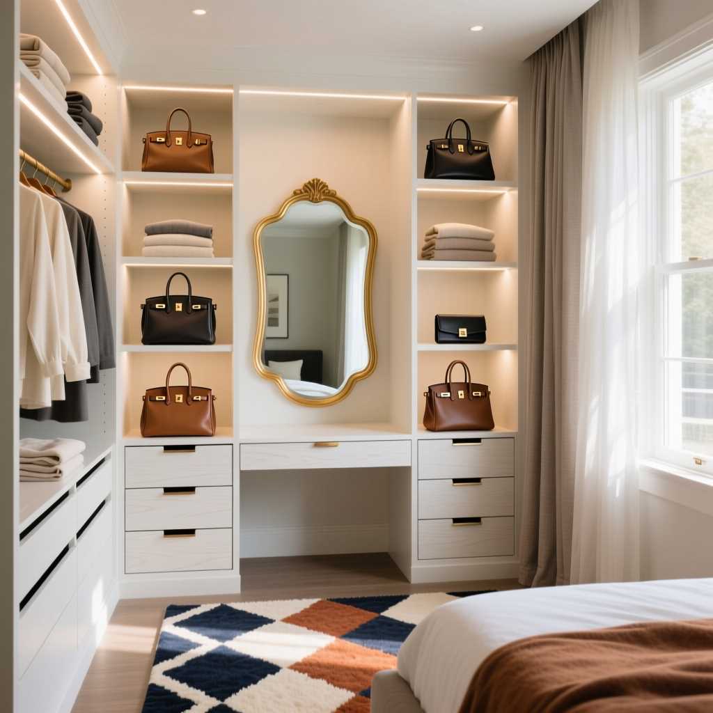 10 идей для оформления гардеробной в спальне: фото и советы по дизайну