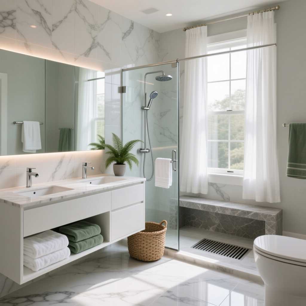 5 способов сделать ванную удобной для всей семьи — функциональные идеи и решения