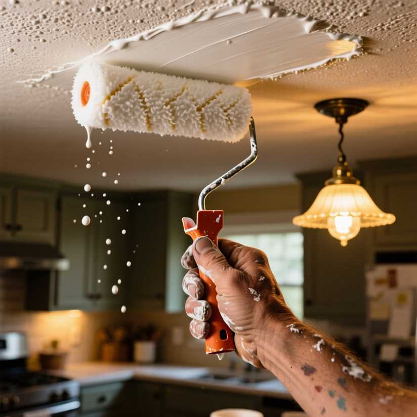 Выбор состава для побелки кухонного потолка от влаги и жира Чем белить потолок на кухне