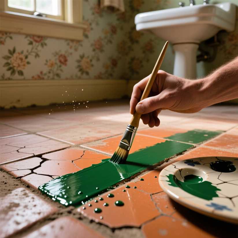 Чем покрасить кафельную плитку на полу в ванной