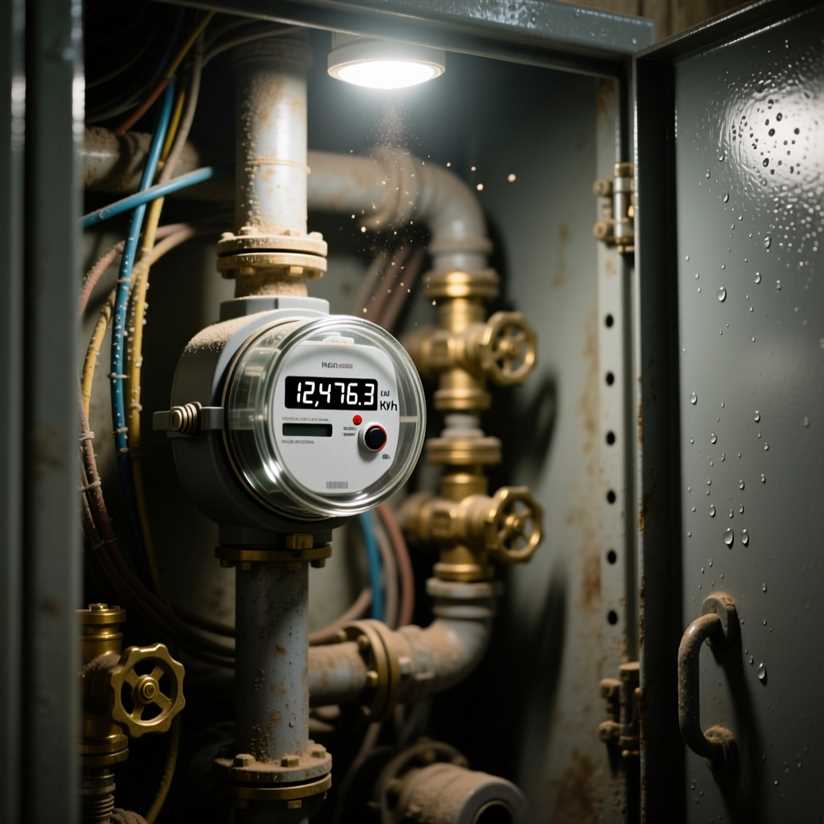 Место установки общедомового счетчика тепла в многоквартирном здании