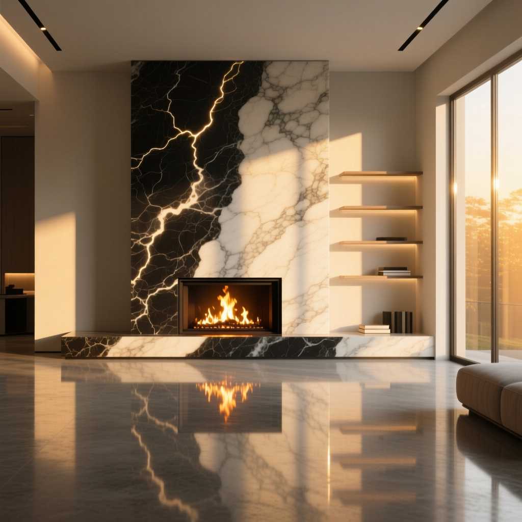 Сочетание декоративной штукатурки с другими видами покрытий