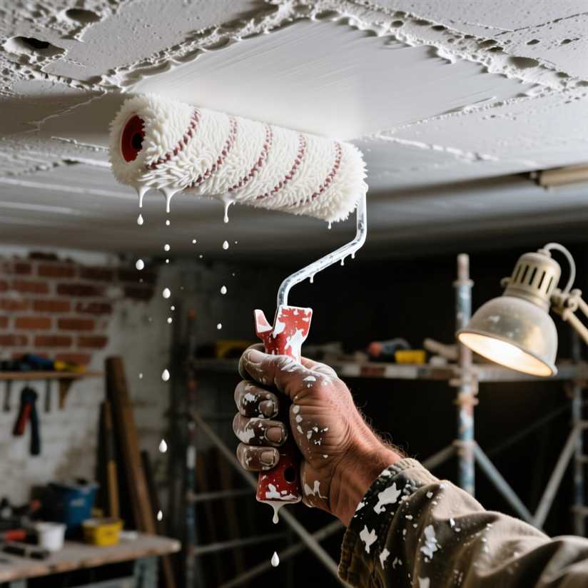 Технология покраски потолка от подготовки поверхности до нанесения финишного слоя Технология покраски потолка от подготовки поверхности до нанесения финишного слоя