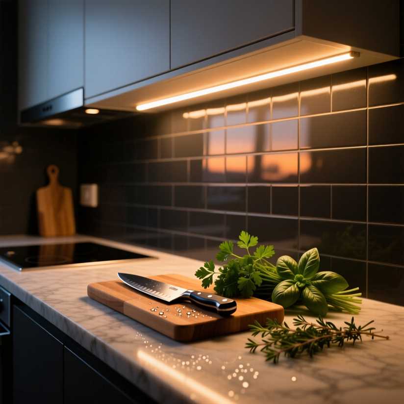 Как лучше сделать подсветку на кухне