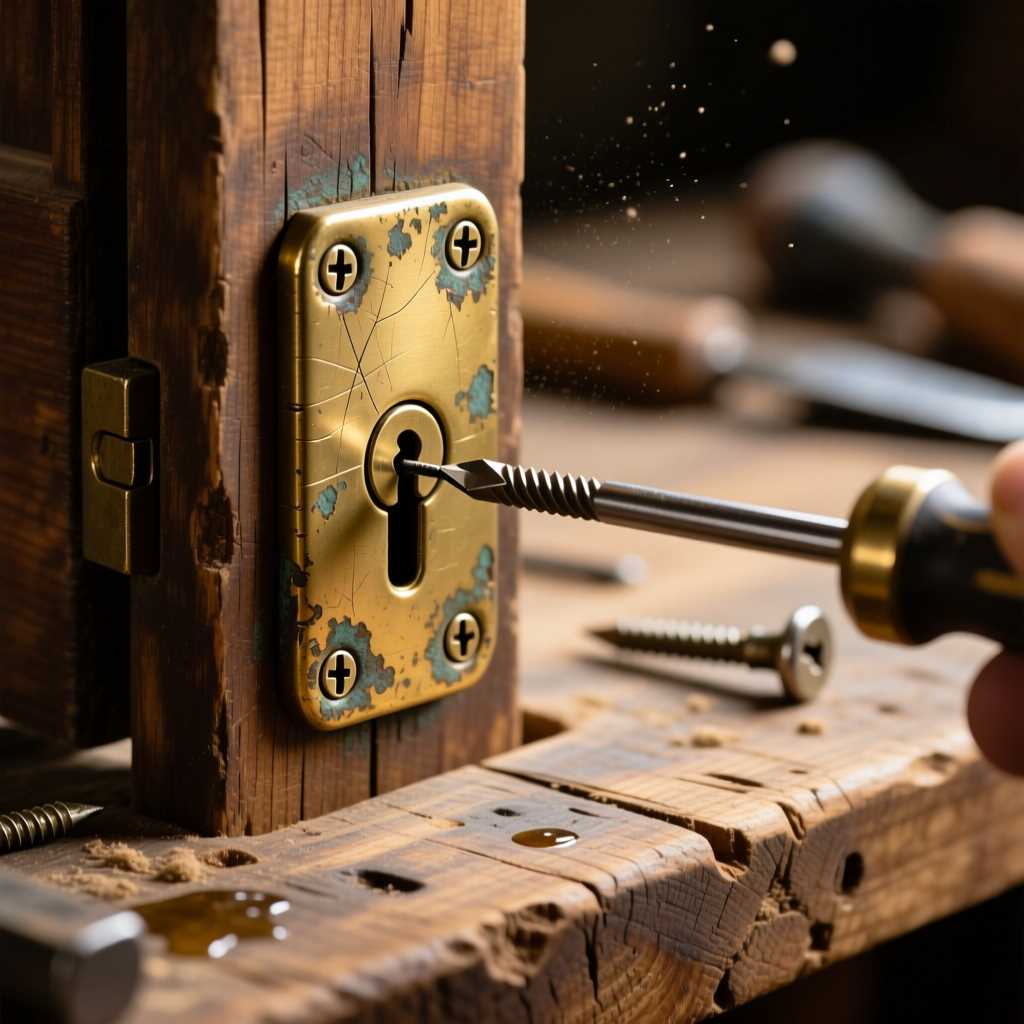 Как снять старый дверной замок — безопасный и эффективный способ своими руками