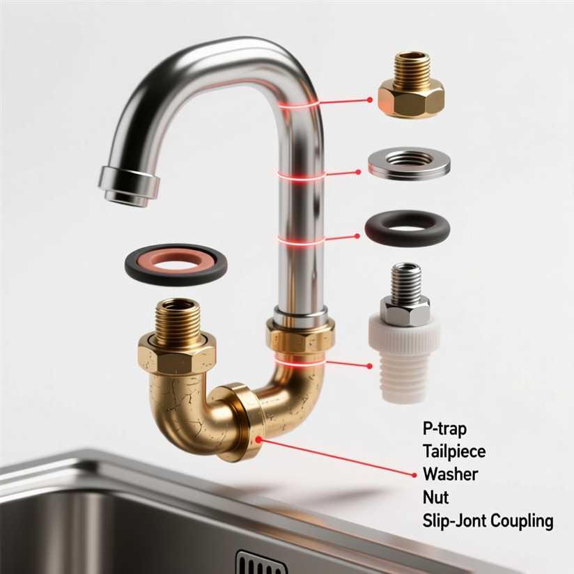 Как собрать сифон для раковины на кухне схема