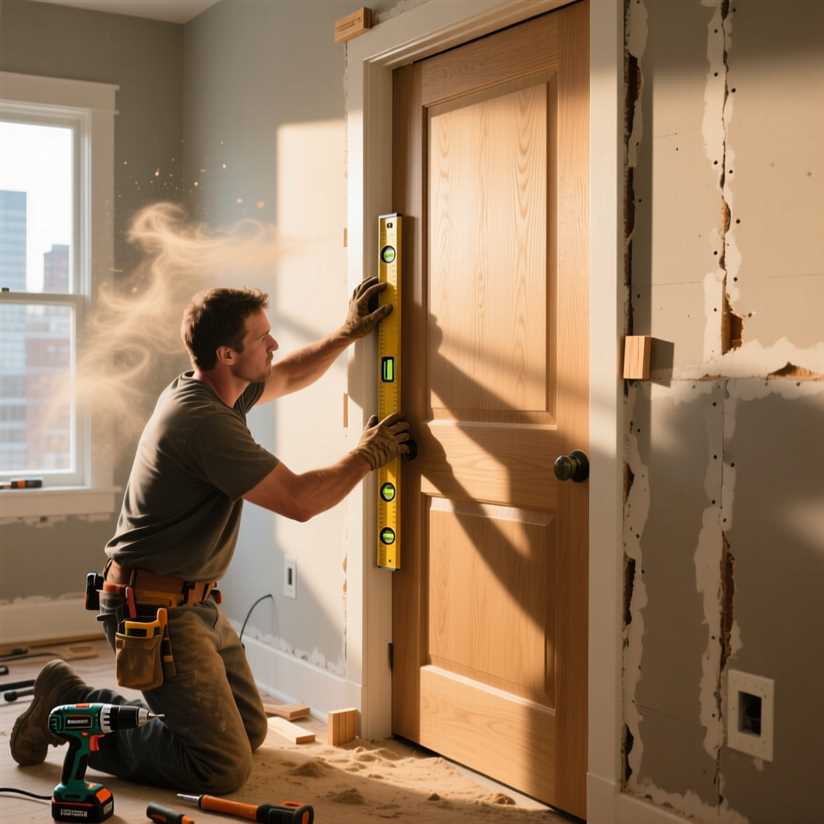 Правильная установка межкомнатных дверей своими руками от разметки до навески полотна