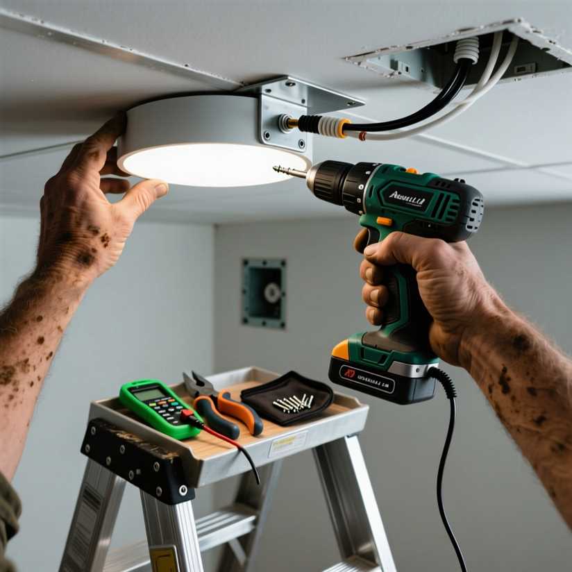 Подробная инструкция по монтажу потолочного светильника своими руками Как установить светильник на потолок