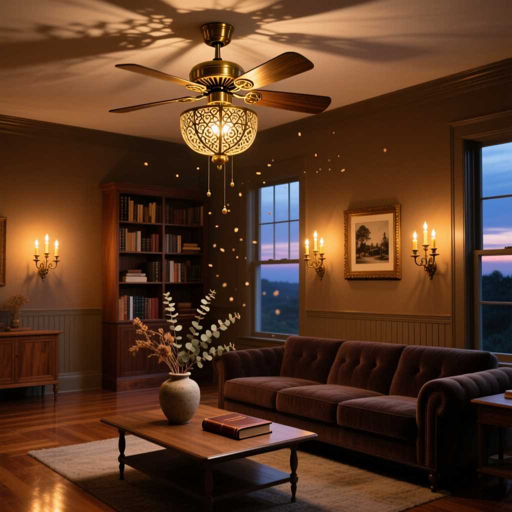 Как выбрать освещение для потолочного вентилятора: 5 главных советов