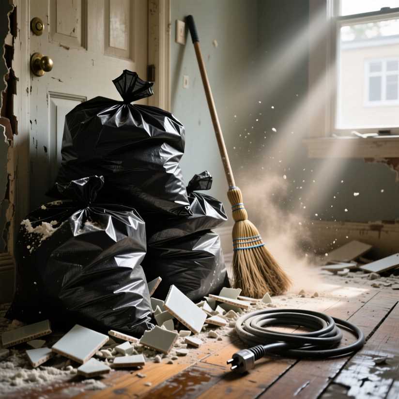 Как вывести строительный мусор из квартиры