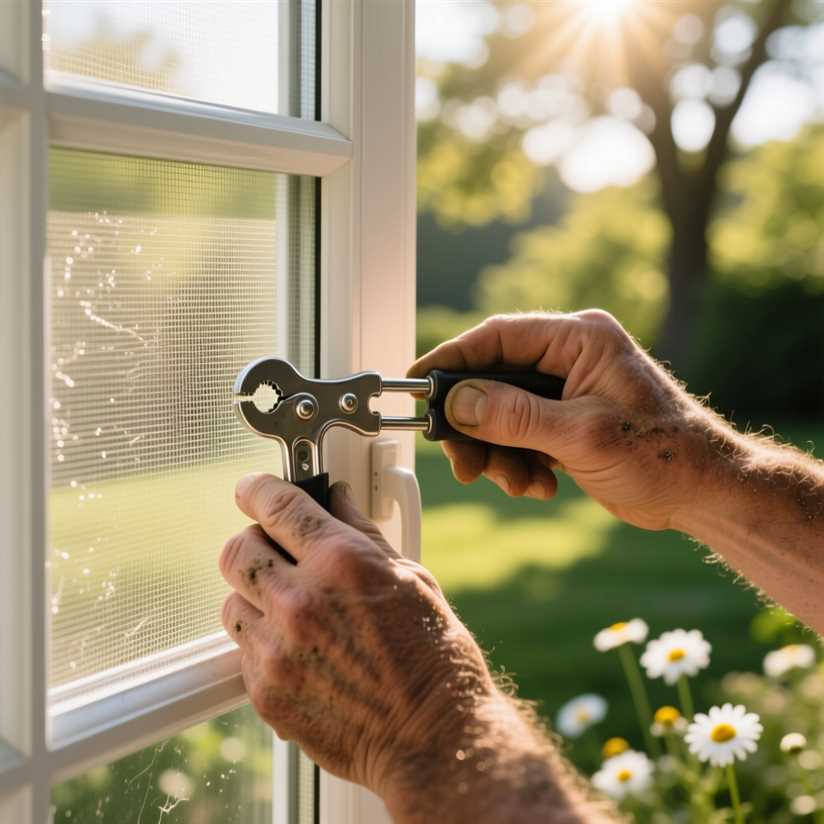 Как вставлять сетку в пластиковое окно