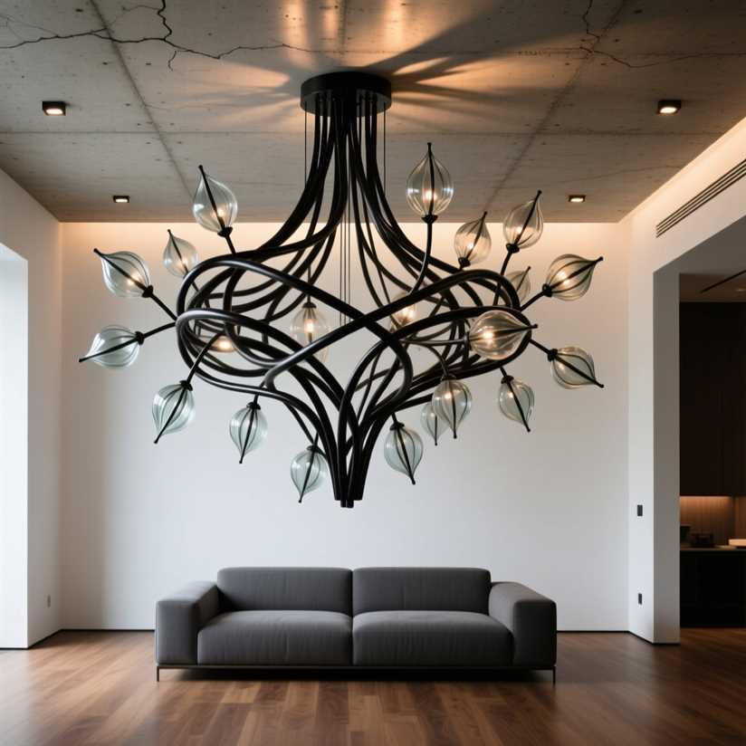 Актуальные тенденции в выборе люстр для современного интерьера