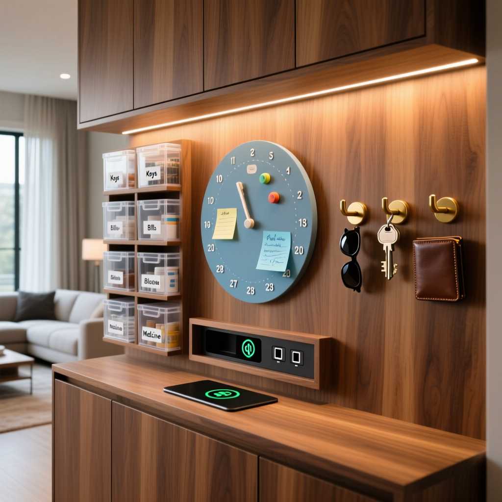 Командный центр в квартире — организация пространства с помощью мебели-органайзеров