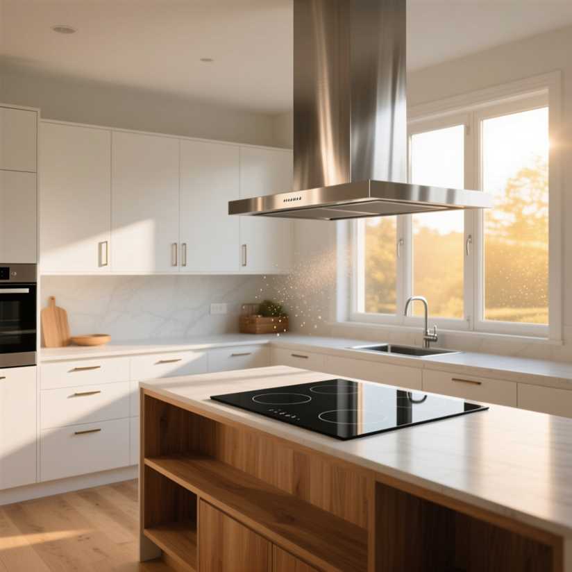 Оптимальная высота установки вытяжки над варочной поверхностью На какой высоте должна быть вытяжка над плитой