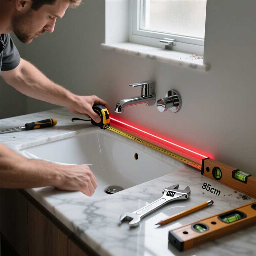 Оптимальная высота установки умывальника для комфортного использования