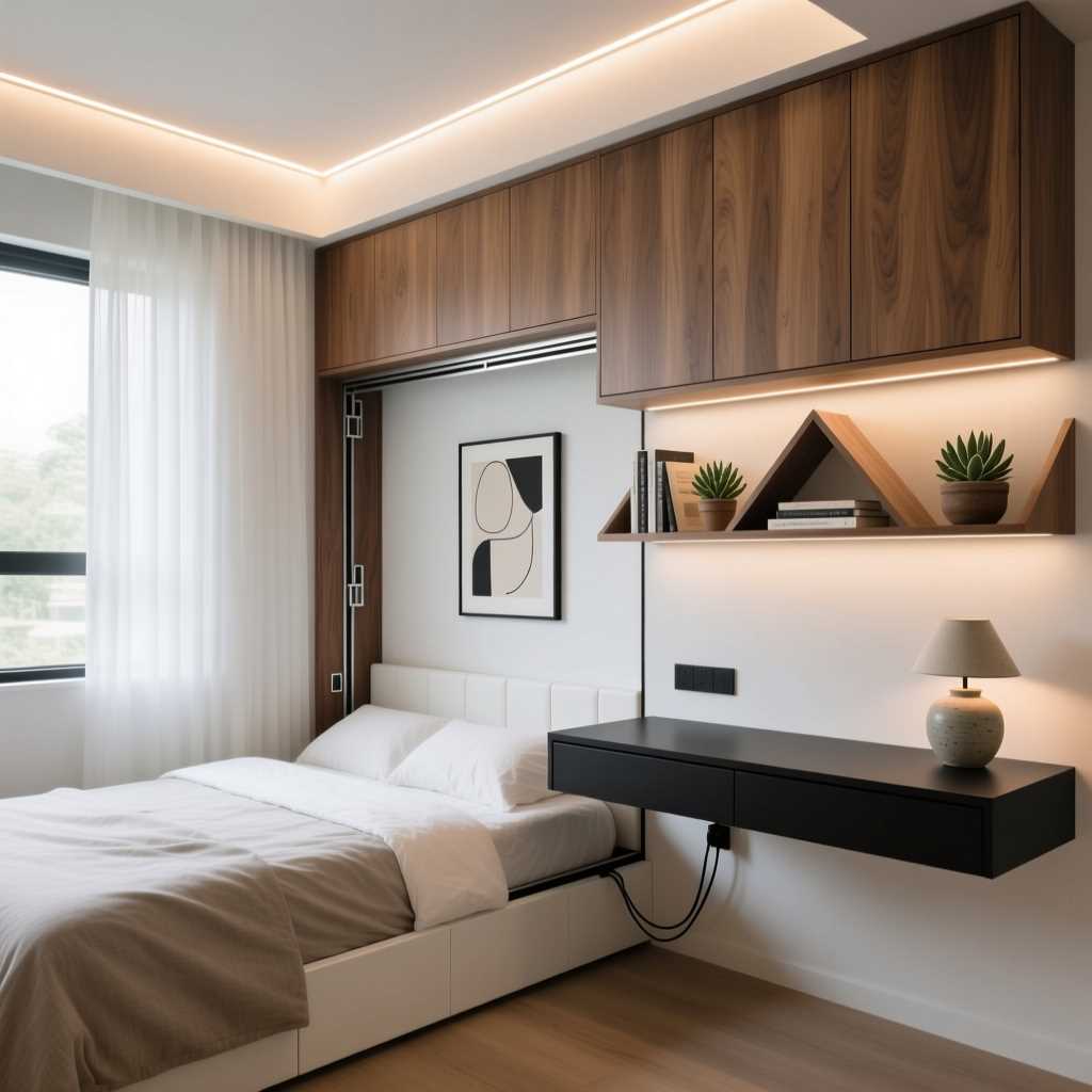 Советы по выбору и установке мебели для маленькой спальни — экономим пространство