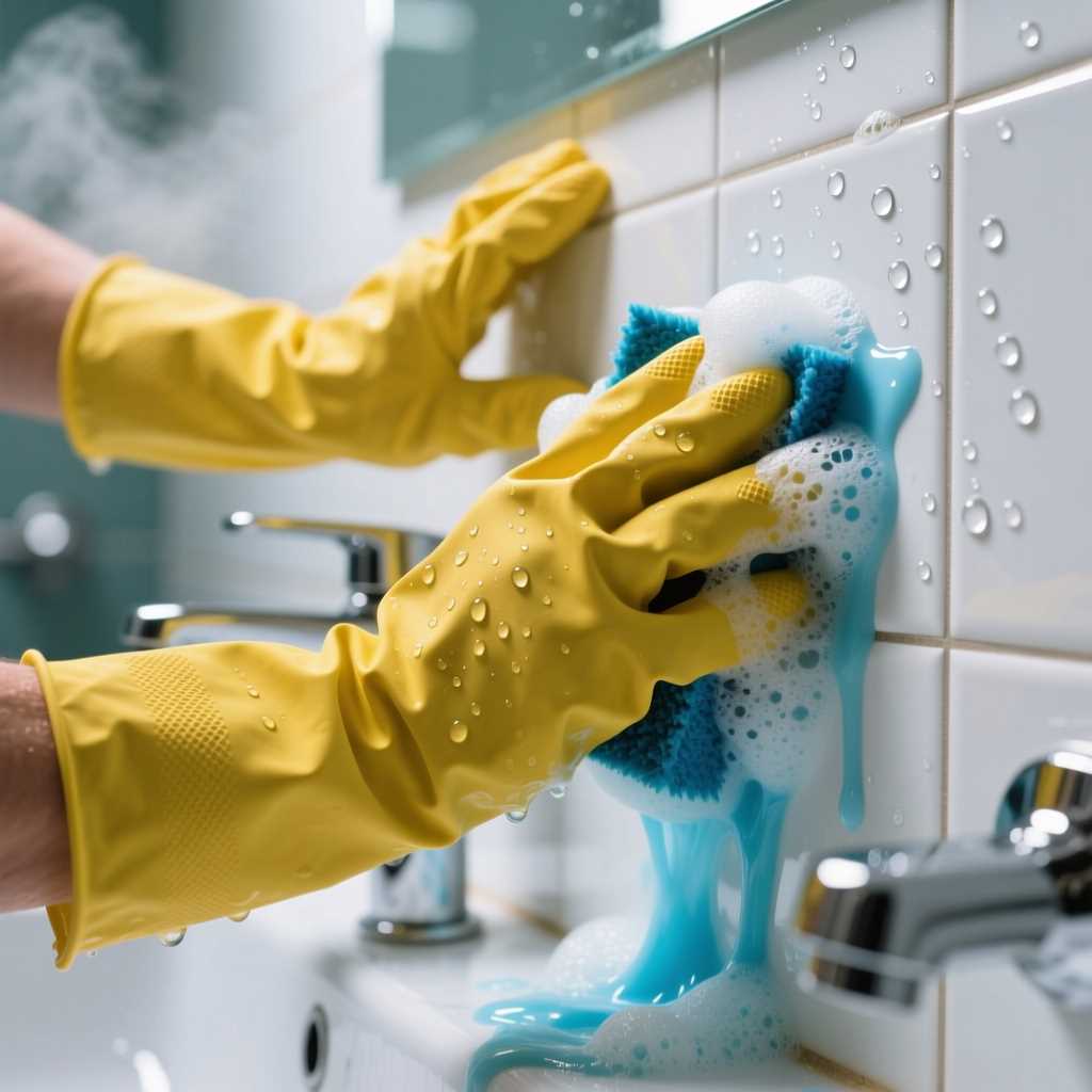 Уход за кафельной плиткой в ванной: основные правила чистоты и блеска